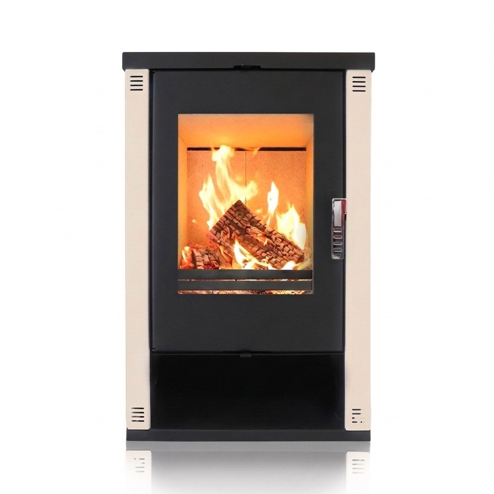 Houtkachel Verso Theia Ivoor 9 kW – Energieklasse A+ – Image 3