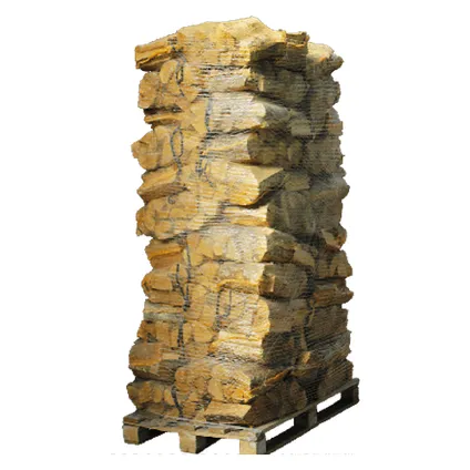 Eikenhout - 88 Zakken Ovengedroogd Gekloofd Eiken Haardhout À 22l 25cm