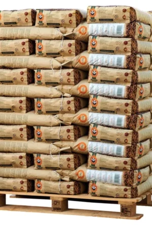 BADGER Premium Houtpellets 15 kg – 975 kg per Pallet – ENplus A1 & DINplus – 6 mm