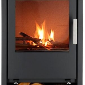Livin' Flame Nordland Houtkachel Zwart 9 kW – Staal met Houtlade