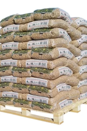 Naturkraft Houtpellets 15 kg – 990 kg per Pallet – ENplus A1 & DINplus – 6 mm