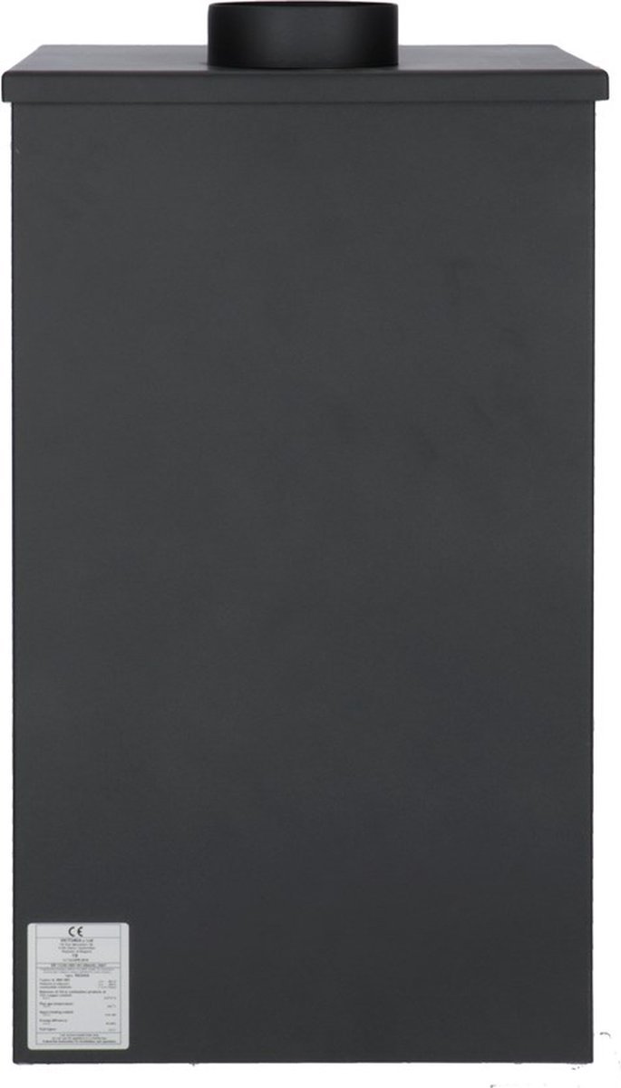 Livin' Flame Nordland Houtkachel Zwart 9 kW – Staal met Houtlade – Image 5