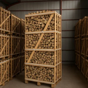 Beukenhout – Grote Pallet 1,8 m³ Ovengedroogd Haardhout 25 cm