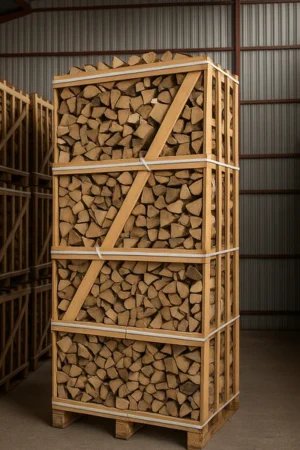 Beukenhout – Grote Pallet 1,8 m³ Ovengedroogd Haardhout 25 cm