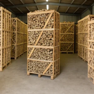Berkenhout – Grote Pallet 1,8 m³ Ovengedroogd Haardhout 25 cm