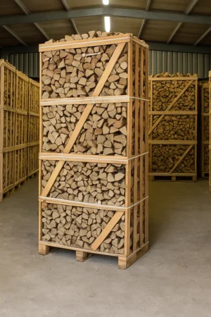 Berkenhout – Grote Pallet 1,8 m³ Ovengedroogd Haardhout 25 cm