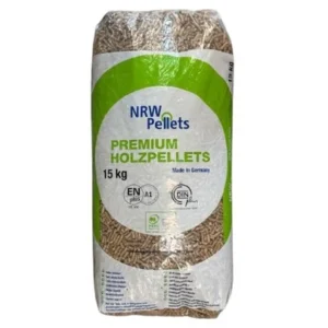 Duitse NRW Houtpellets 6 mm – DINplus & ENplus A1 – 15 kg