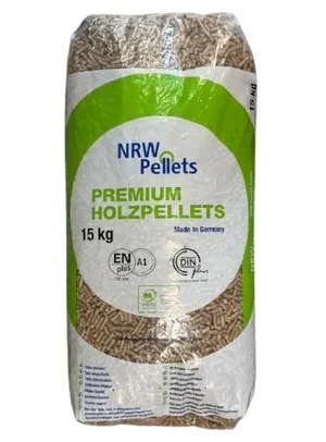 Duitse NRW Houtpellets 6 mm – DINplus & ENplus A1 – 15 kg
