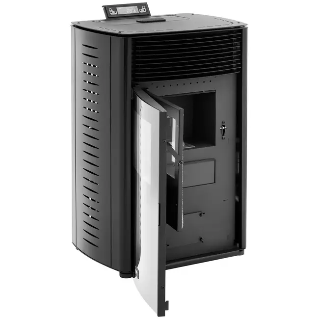 Pelletkachel CR04 Black 13,1 kW – WiFi, Timer en Afstandsbediening – Image 3