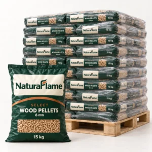 NaturaFlame Select Houtpellets 6 mm – 750 kg