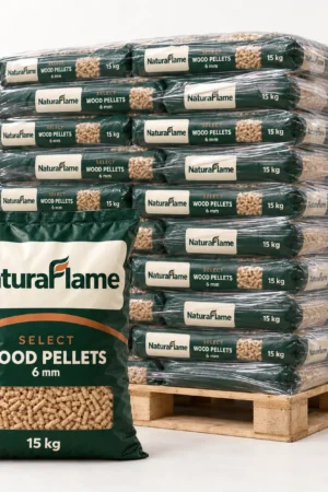 NaturaFlame Select Houtpellets 6 mm – 750 kg