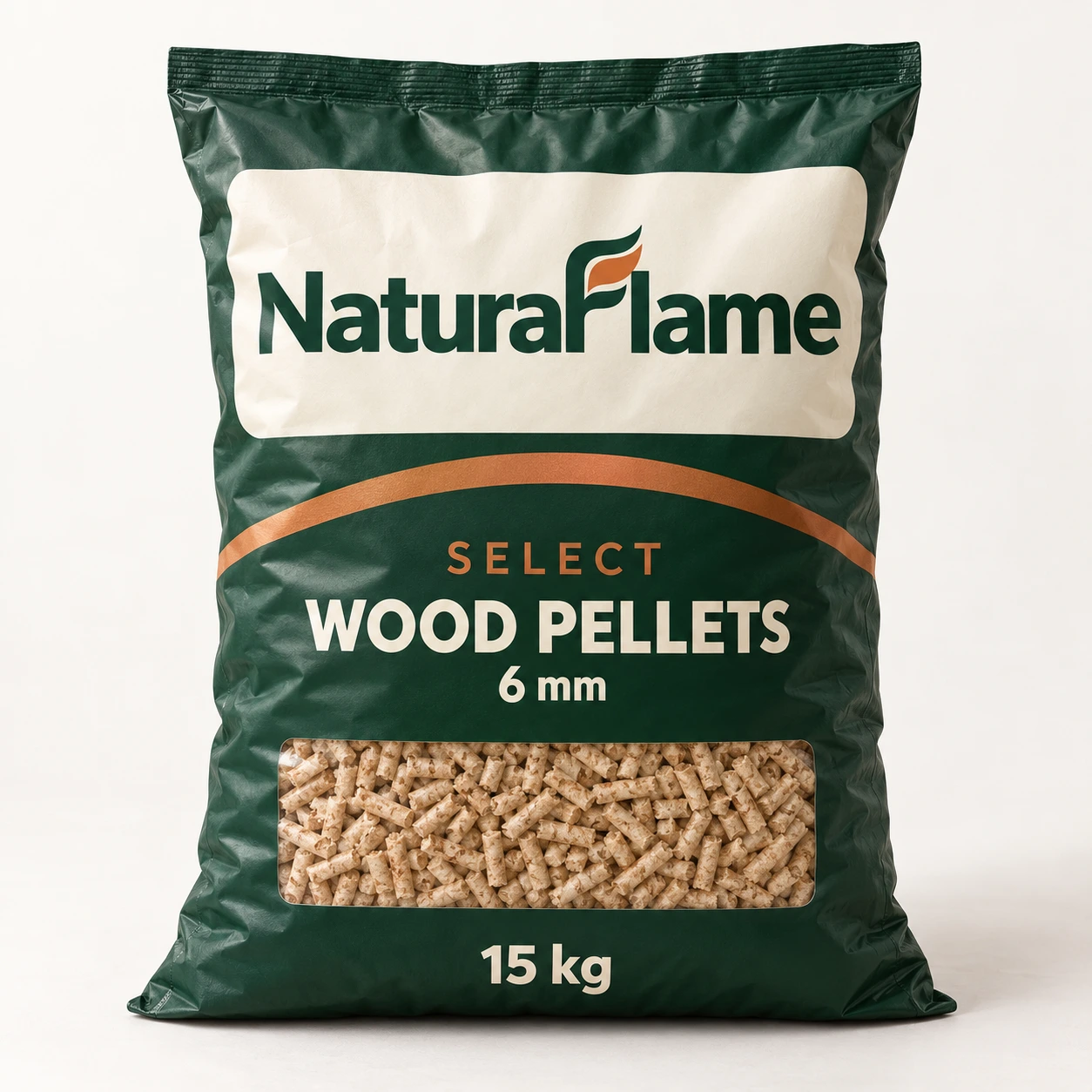 NaturaFlame Select Houtpellets 6 mm – 750 kg – Image 2